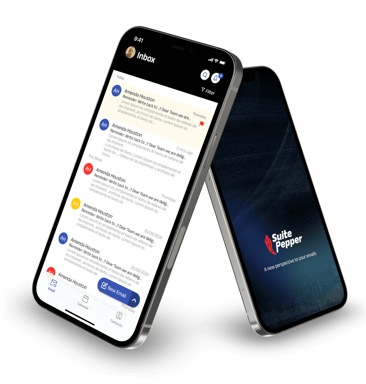 Pepper Mobile App - Inbox and Branding